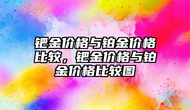 鈀金價格與鉑金價格比較，鈀金價格與鉑金價格比較圖