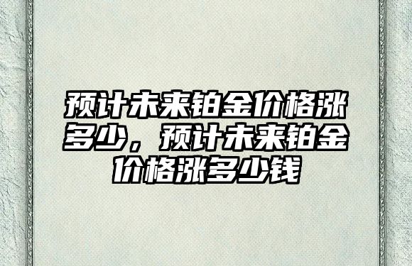 預(yù)計未來鉑金價格漲多少，預(yù)計未來鉑金價格漲多少錢