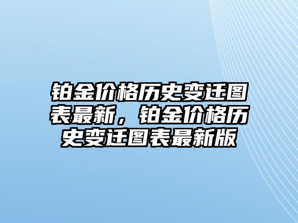 鉑金價(jià)格歷史變遷圖表最新，鉑金價(jià)格歷史變遷圖表最新版