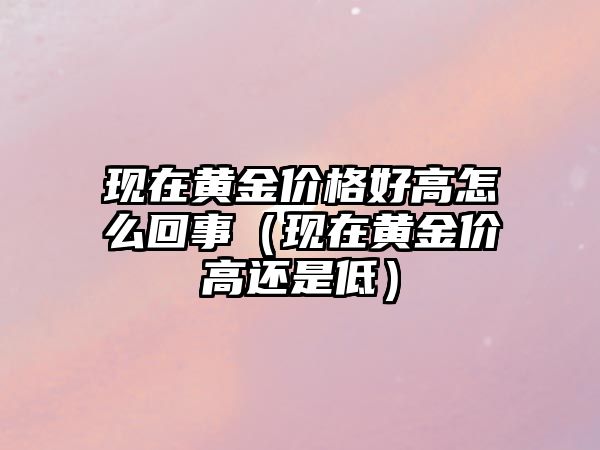 現(xiàn)在黃金價格好高怎么回事（現(xiàn)在黃金價高還是低）