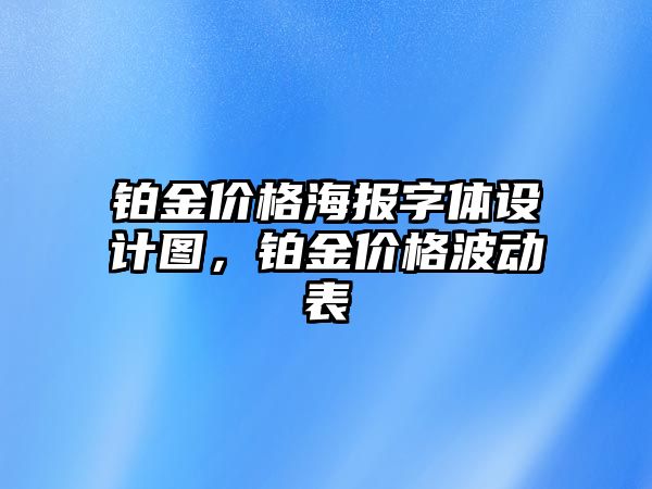 鉑金價格海報字體設(shè)計圖，鉑金價格波動表