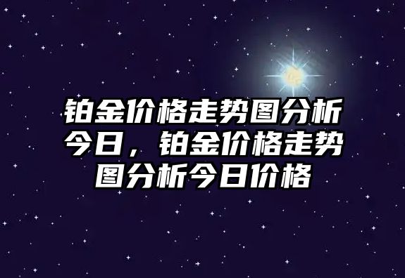 鉑金價(jià)格走勢(shì)圖分析今日，鉑金價(jià)格走勢(shì)圖分析今日價(jià)格